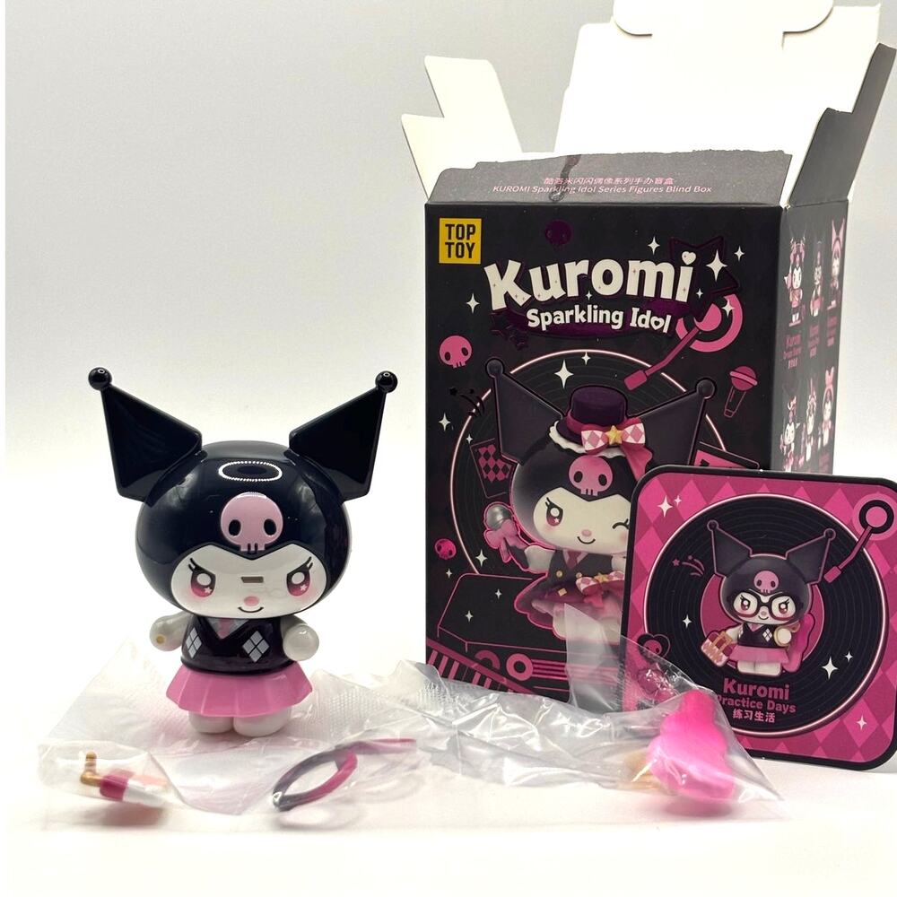 Authentic Top Toy Kuromi - Practice Days Figure, Sparkling Idol Series, New